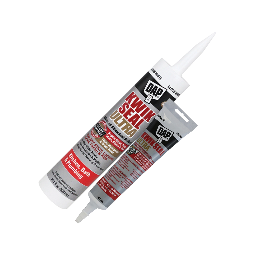 DAP KWIK Seal Ultra Advanced Kitchen & Bath Siliconized Sealant