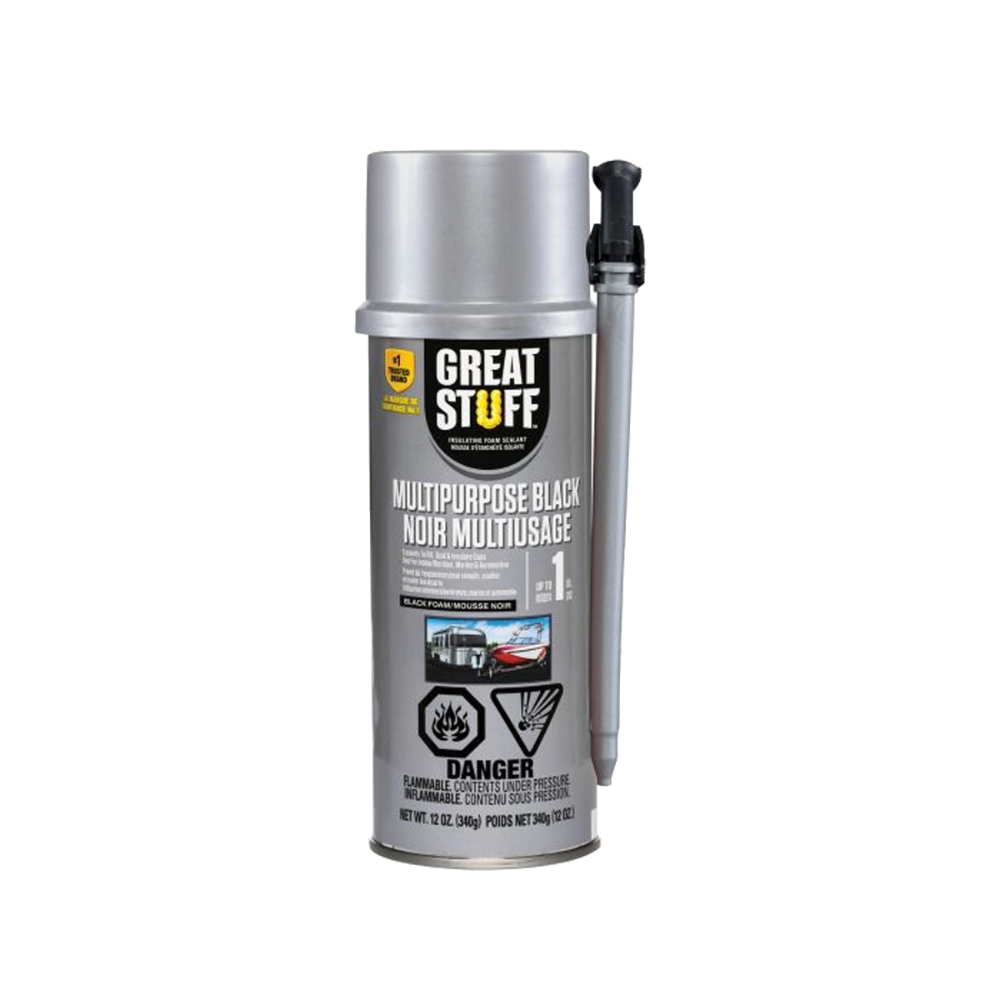 DUPONT SD-GSMPBLK Multipurpose Black Great Stuff Insulating Foam Sealant