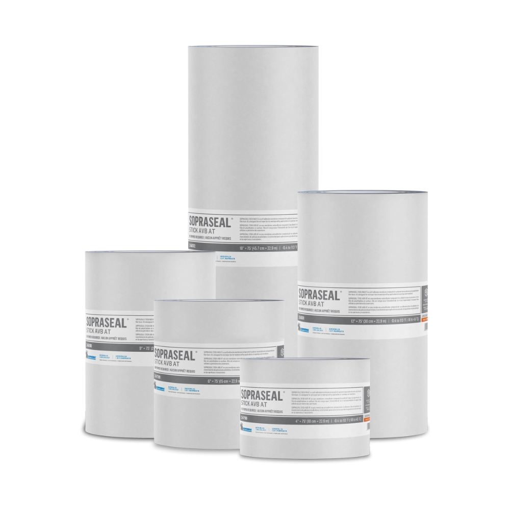 SOPREMA Sopraseal Stick AVB AT Self-Adhered Air/Vapour Barrier Membrane
