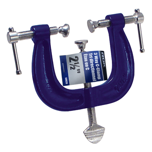ROK 50020 2-1/2in 3-Way C-Clamp