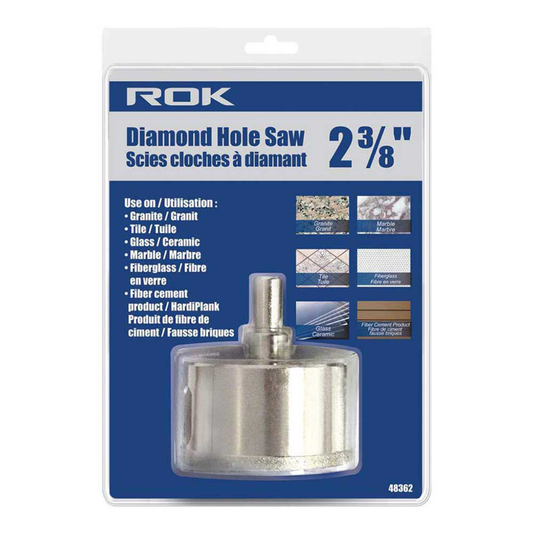 ROK 48362 2-3/8in Diamond Hole Saw