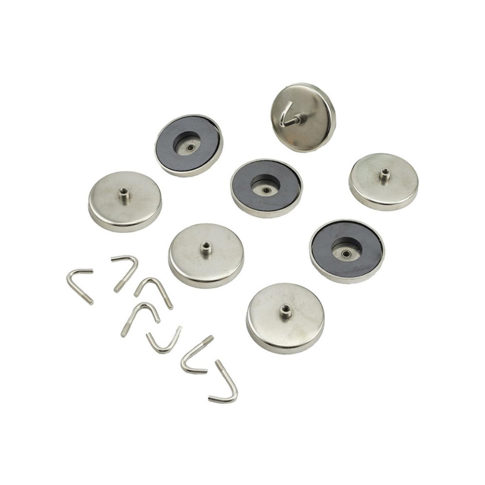 ROK 70192 2in Magnetic Hooks 8pk