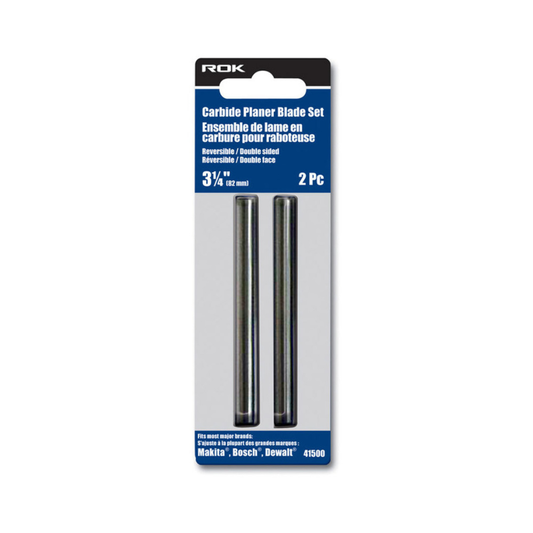 ROK 41500 2pc 3-1/4in Carbide Planer Blade Set