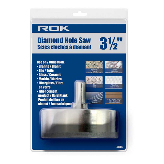 ROK 48365 3-1/2in Diamond Hole Saw