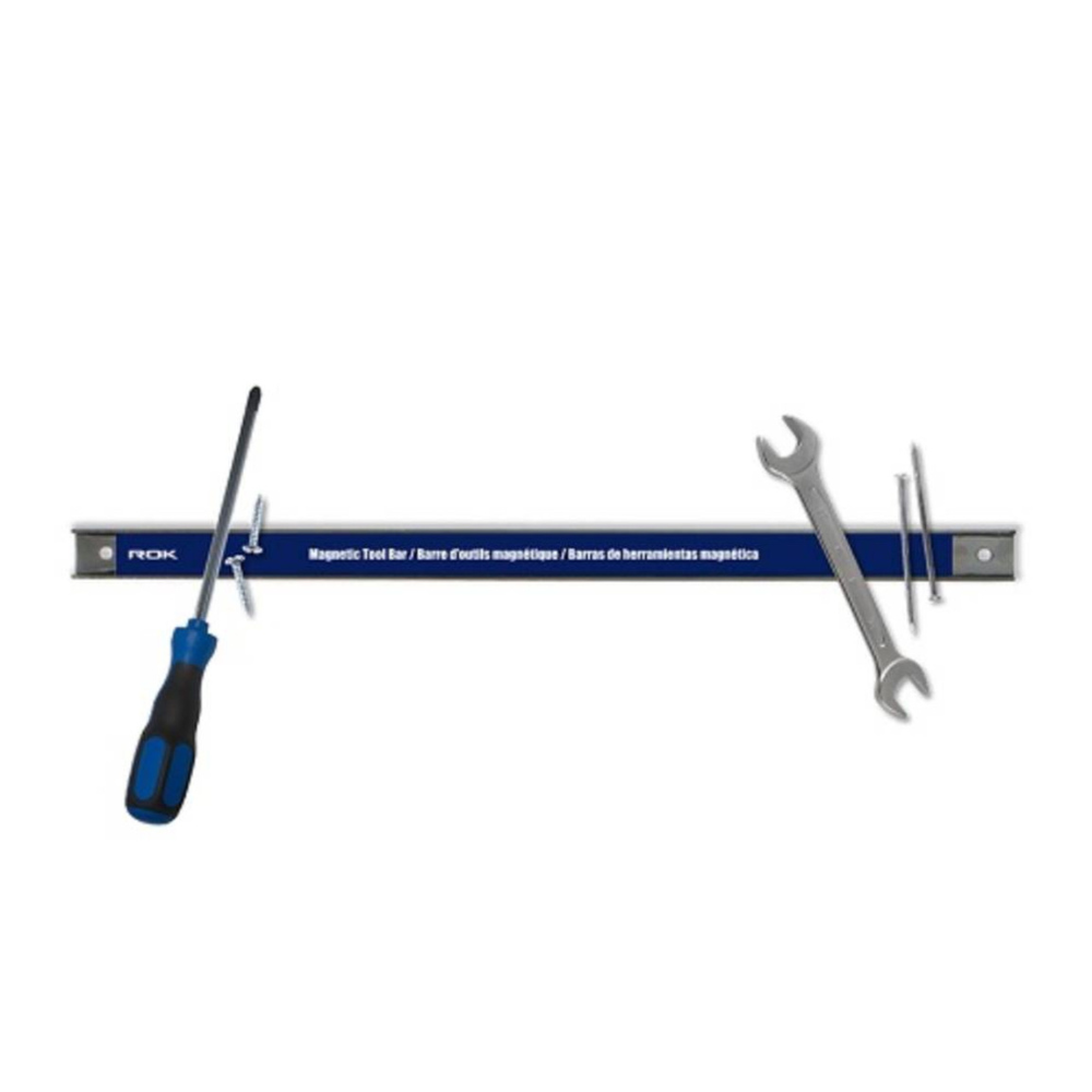 ROK 70225 18in Magnetic Tool Holder Bar Strips - 2pk