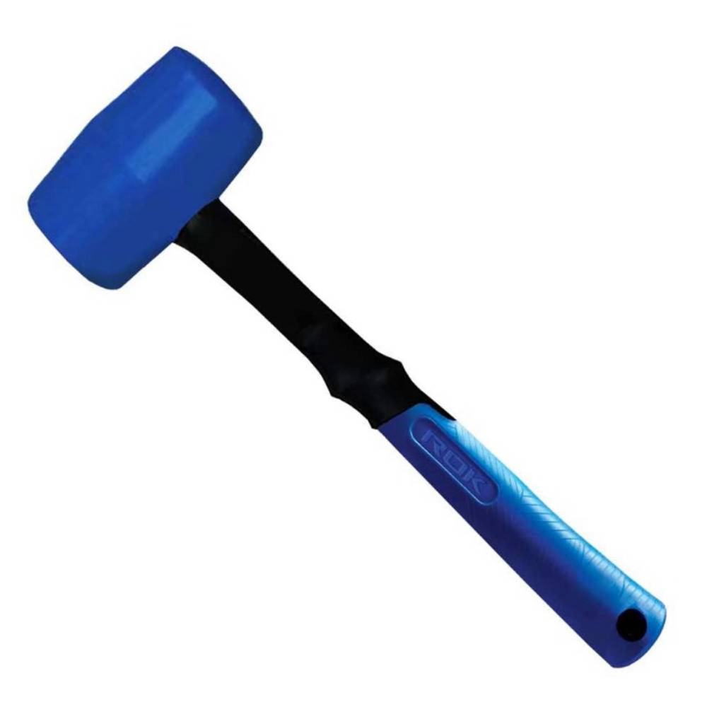 ROK 65634 32oz Rubber Mallet with Fiberglass Handle