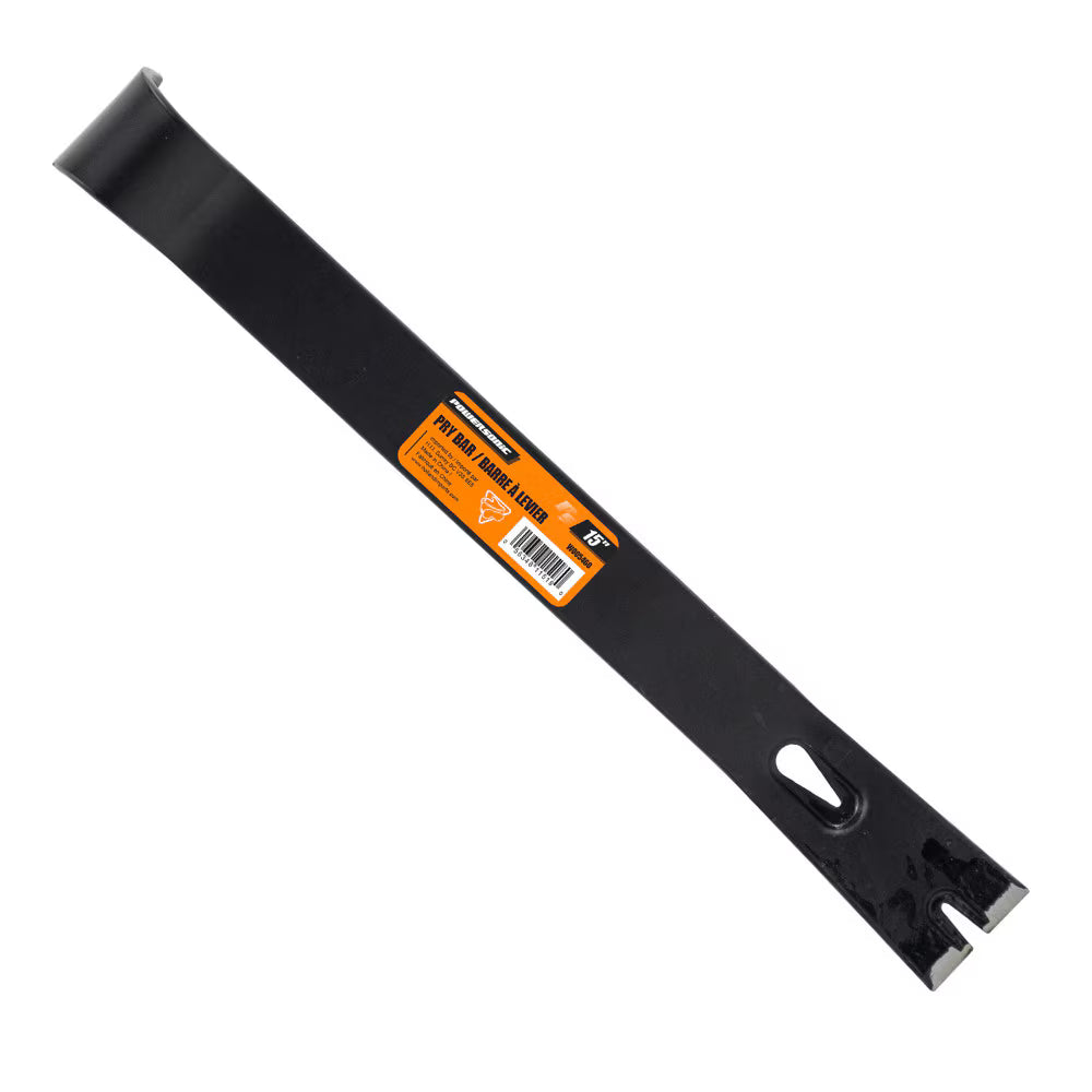 15" Pry Bar for Heavy-Duty Prying and Leveraging