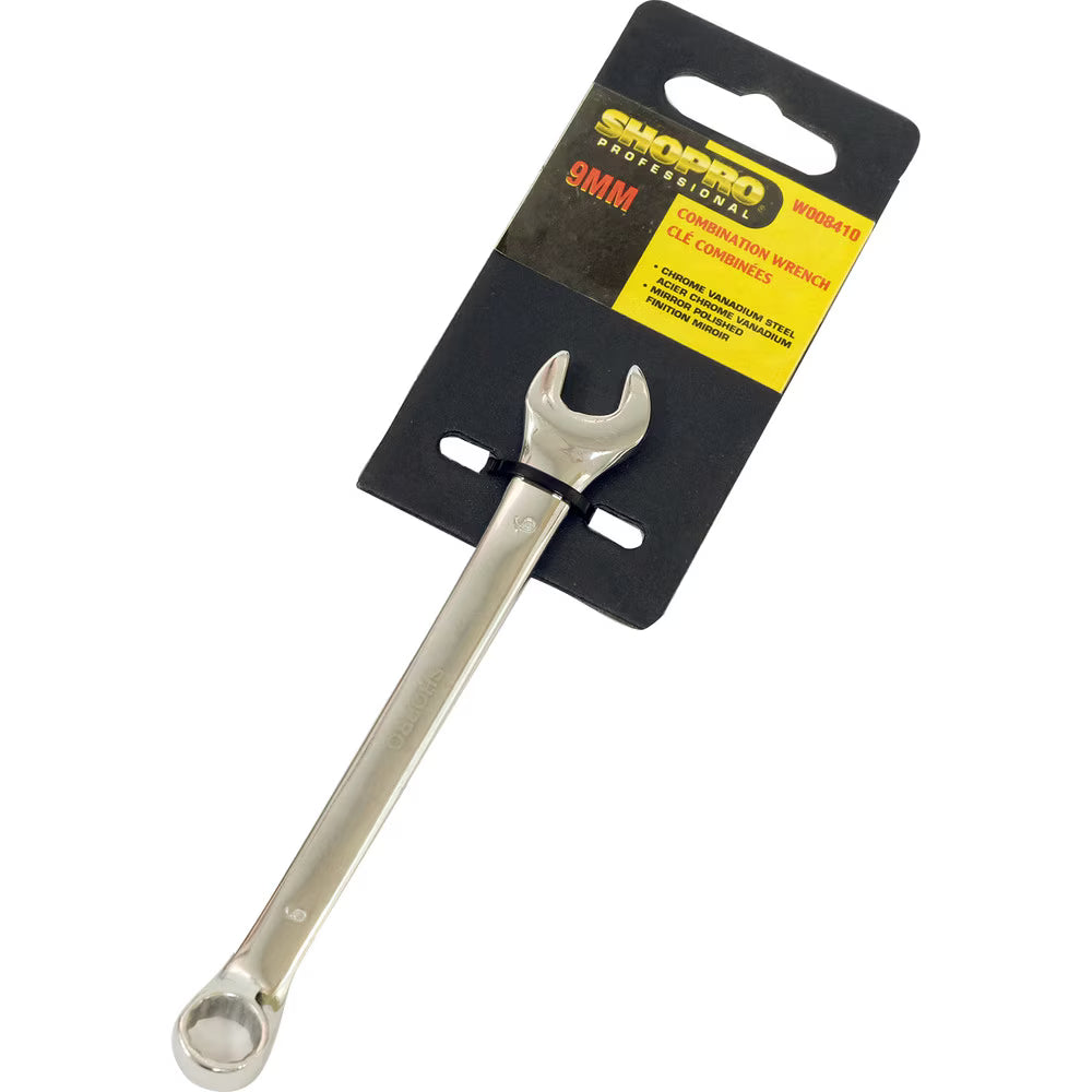 9mm Combination Wrench for Metric Fastening and Mechanical Repairs