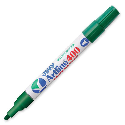 Artline EK400 green bullet tip marker