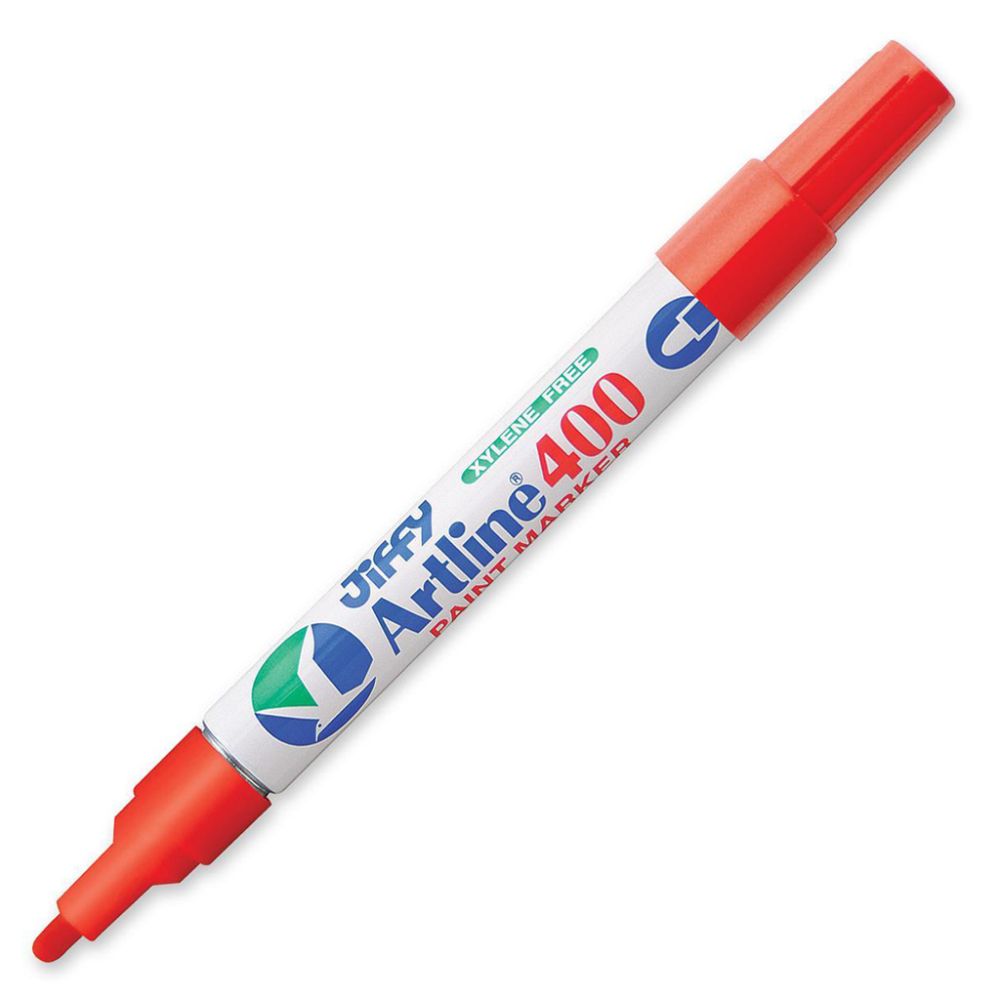 Artline EK400 red bullet tip marker