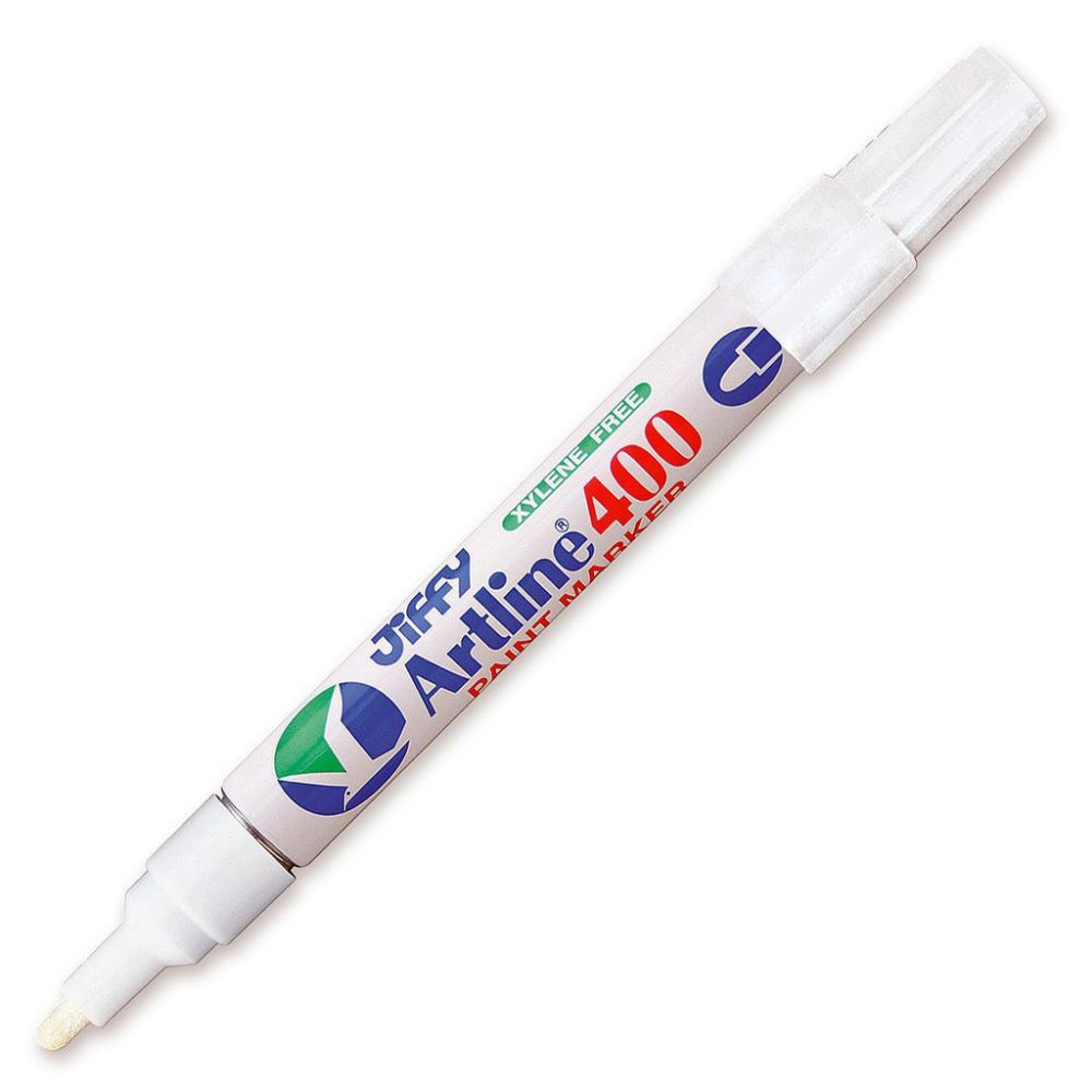 Artline EK400 white bullet tip marker