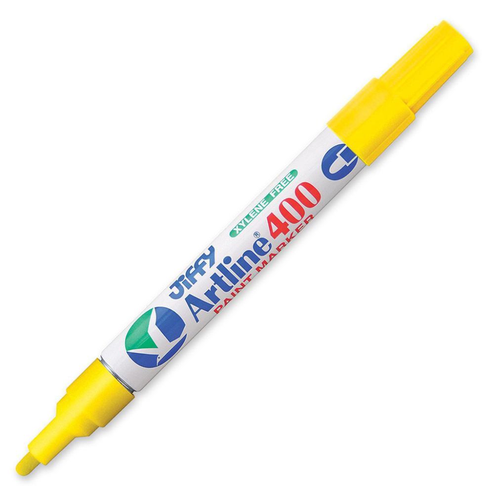 Artline EK400 yellow bullet tip marker