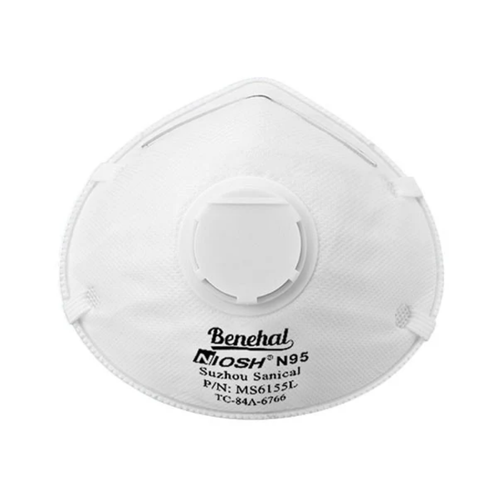 Benehal NIOSH N95 MS6155L Particulate Respirator with Breathing