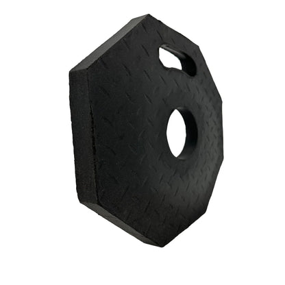 Delineator Octagon Rubber Base 10 lb | Traffic Safety Delineator Base