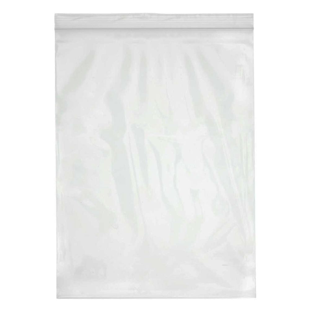 Clear reclosable zip lock poly bag, 10in x 13in, 2 mil
