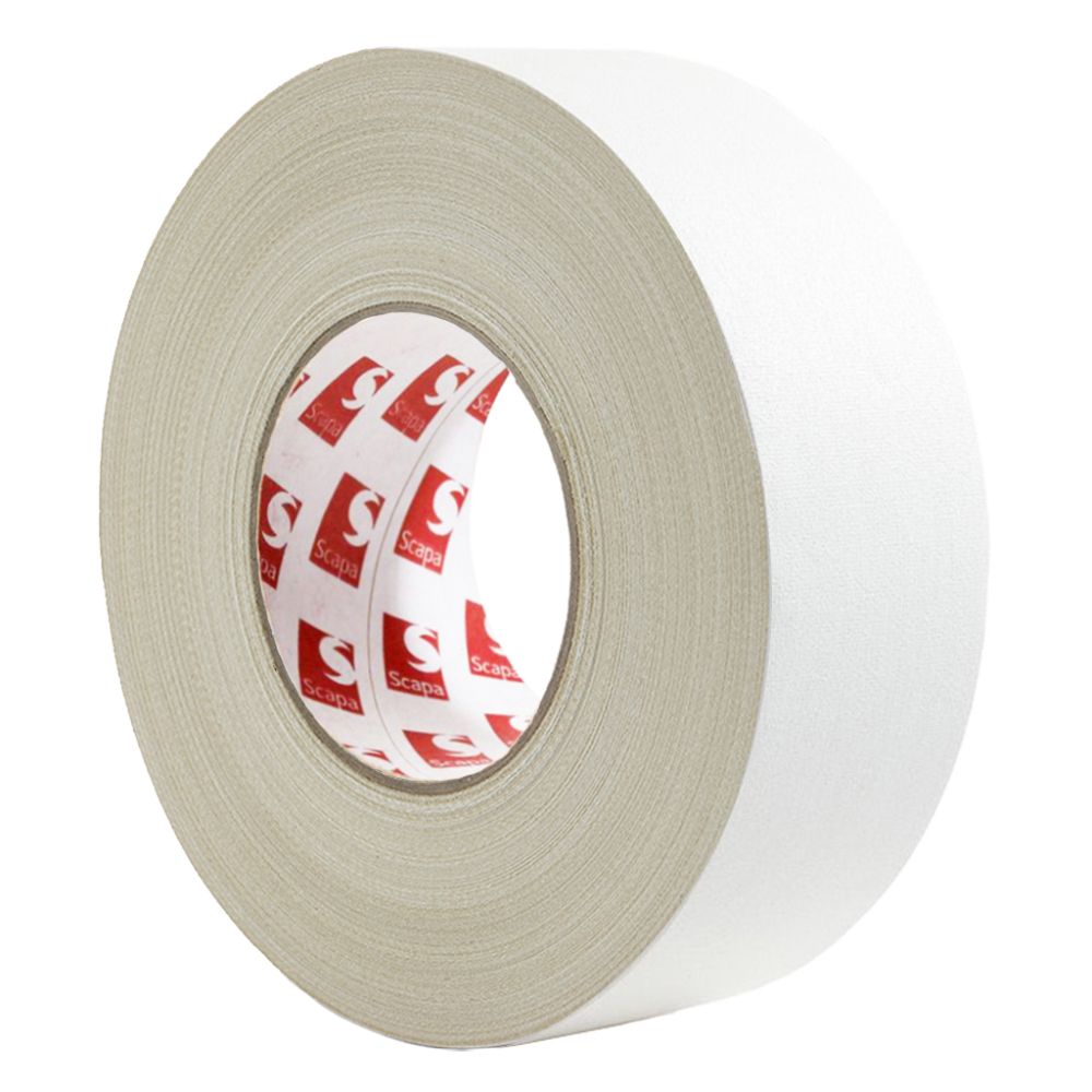 Cloth tape carpet DC white roll