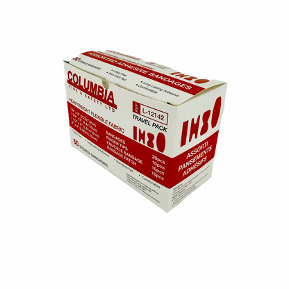 Bandaids L-12142 Travel Pack Assorted Flexible Fabric Bandaids