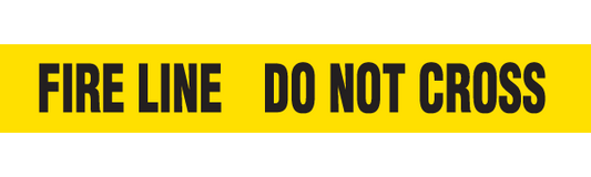 Fire Line Do Not Cross Barricade Tape – High-Visibility Safety Tape