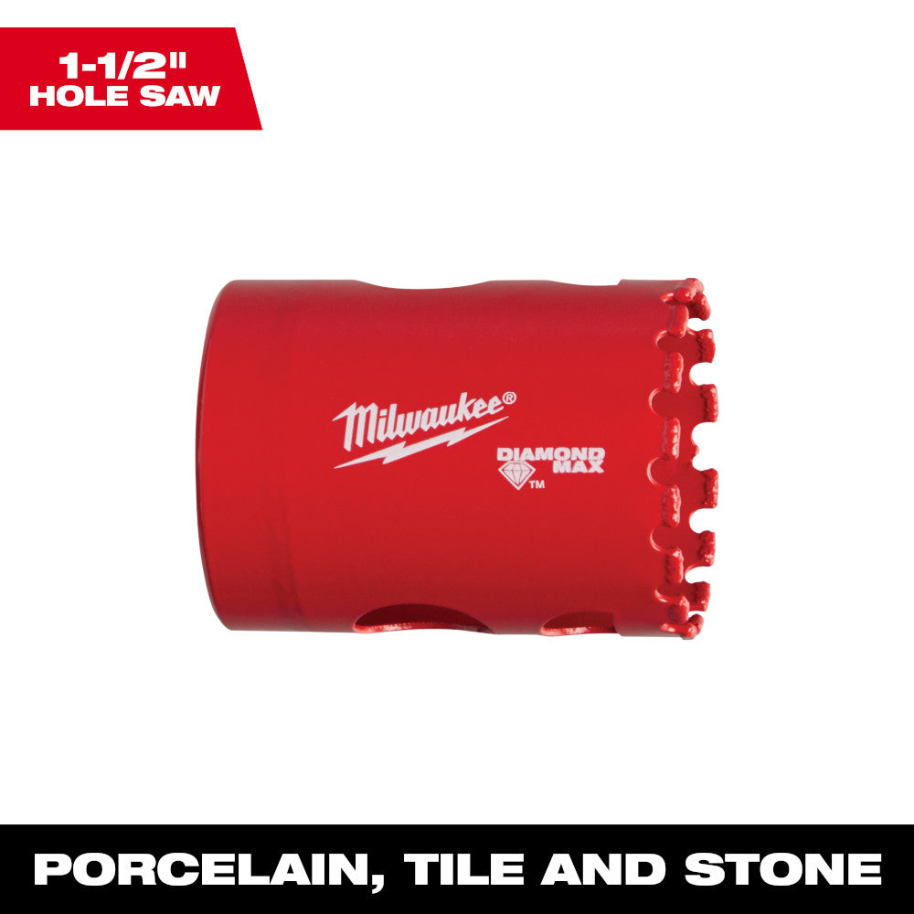 Milwaukee 49-56-5630 1-1/2in Diamond Max Hole Saw