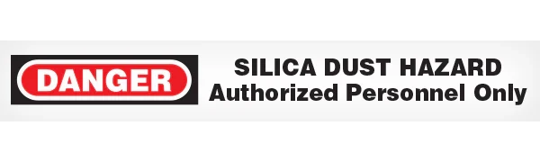 Caution Silica Dust Barricade Tape – High-Visibility Safety Warning Tape