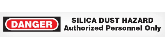 Caution Silica Dust Barricade Tape – High-Visibility Safety Warning Tape