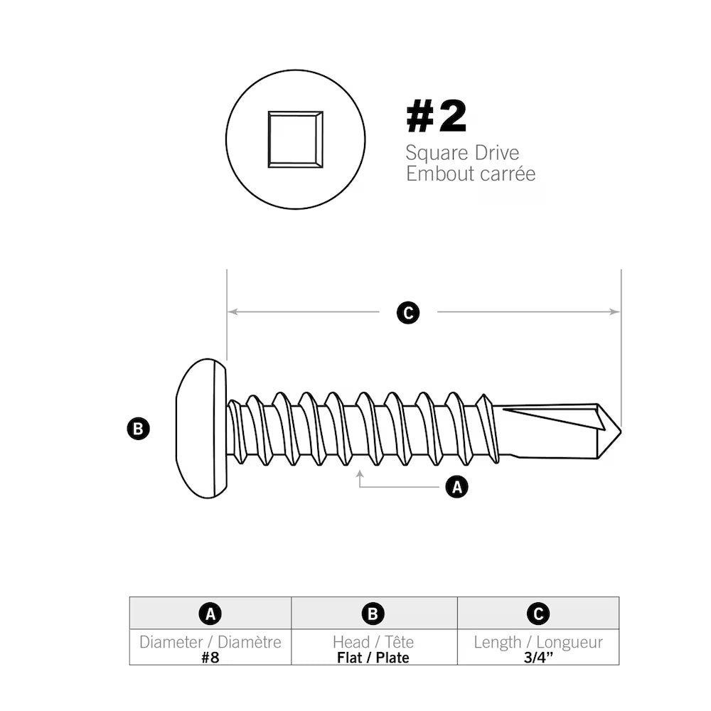 DeWalt HANGERMATE+ concrete anchor size and dimension reference
