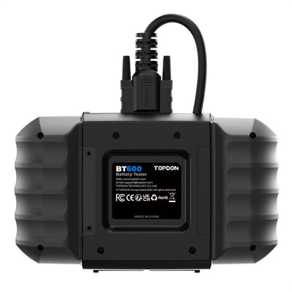 Topdon BT600 - 12V Battery & 12V/24V System Tester w/Built-in Printer