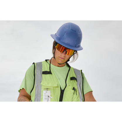 Milwaukee 48-73-2506 Tool Safety Glasses with Red Wrap-Around Mirrored Anti-Scratch Lenses
