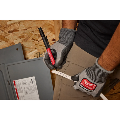 Milwaukee INKZALL™ 48-22-3115 Double Sided Black Jobsite Marker – Ultra Fine & Fine Point