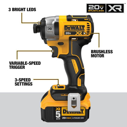 DeWalt DCK2100P2 20V MAX Hammer Drill / Impact Driver Combo Kit
