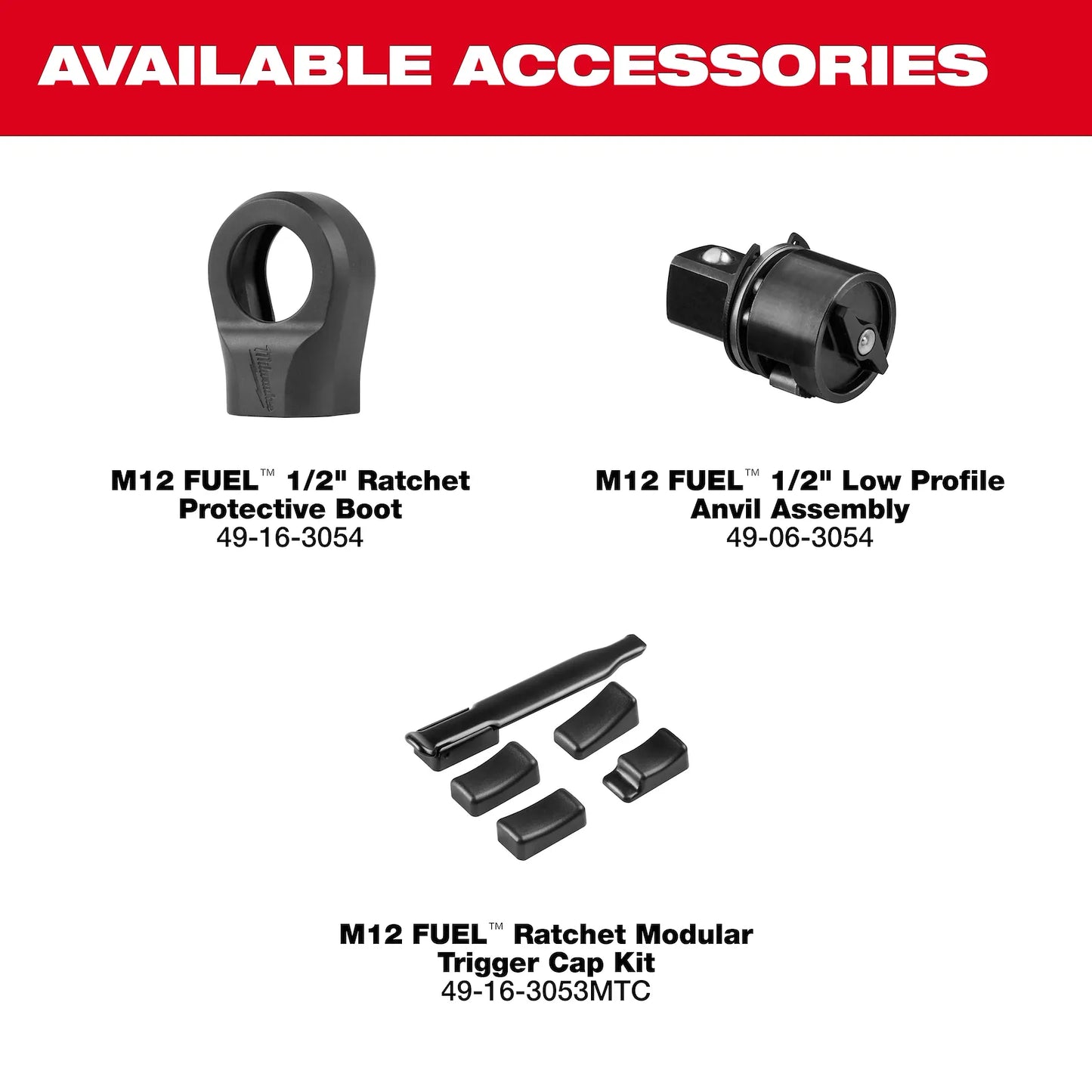 M12 3054-20 FUEL™ 1/2" Ratchet