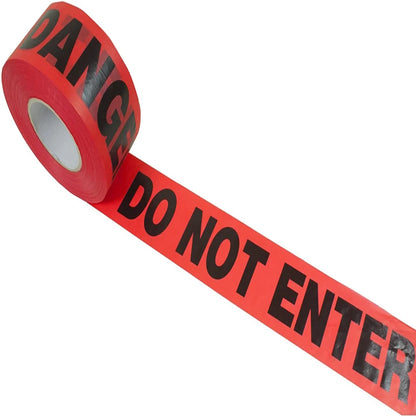 Red Danger Barricade Tape – Do Not Enter High-Visibility Safety Tape