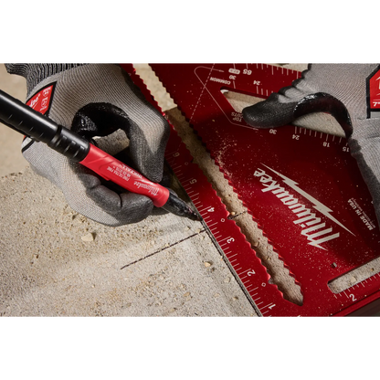 Milwaukee INKZALL™ 48-22-3115 Double Sided Black Jobsite Marker – Ultra Fine & Fine Point