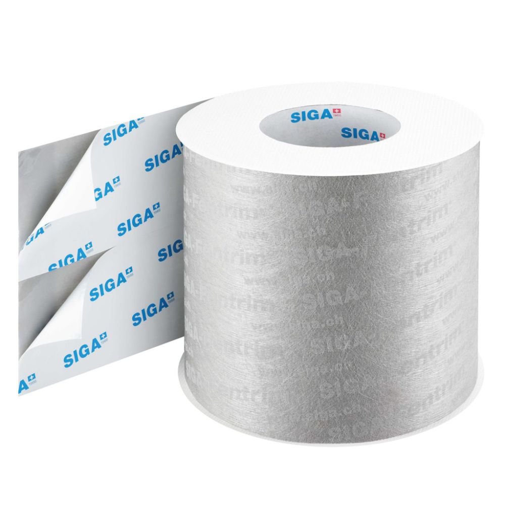 A single 6-inch wide roll of Fentrim 430 grey joint sealing tape with primer-free adhesive and a durable fleece-backed exterior.