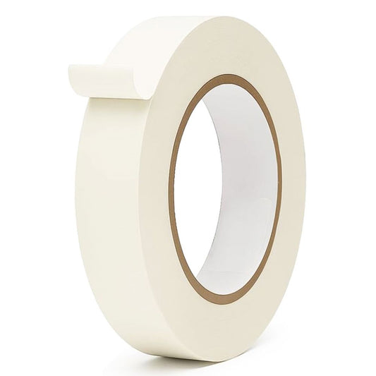 White FB6 flatback paper tape roll 24mm x 55m for splicing