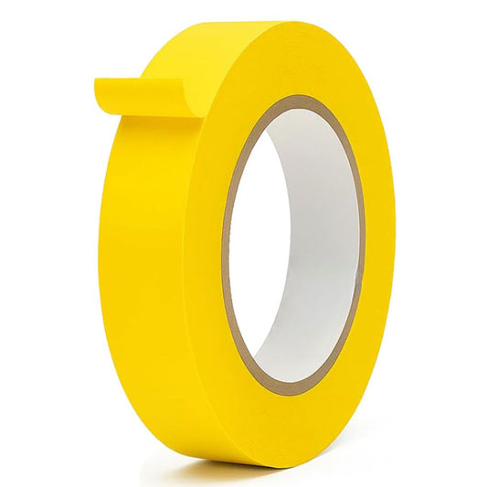 Yellow FB6 flatback paper tape roll 12mm x 55m for splicing