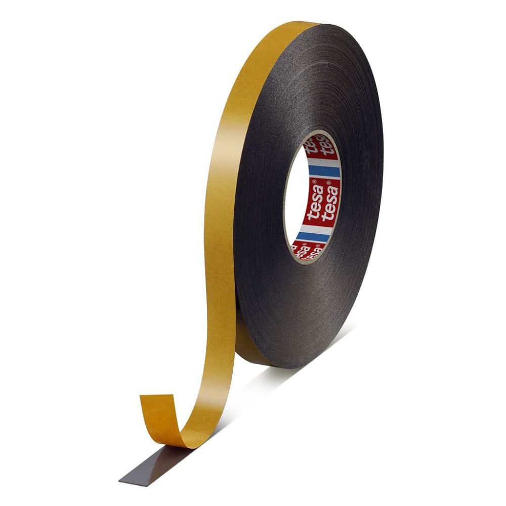 Tesa 62934 Black PE Plasticizer Resistant D/C Foam Tape Roll