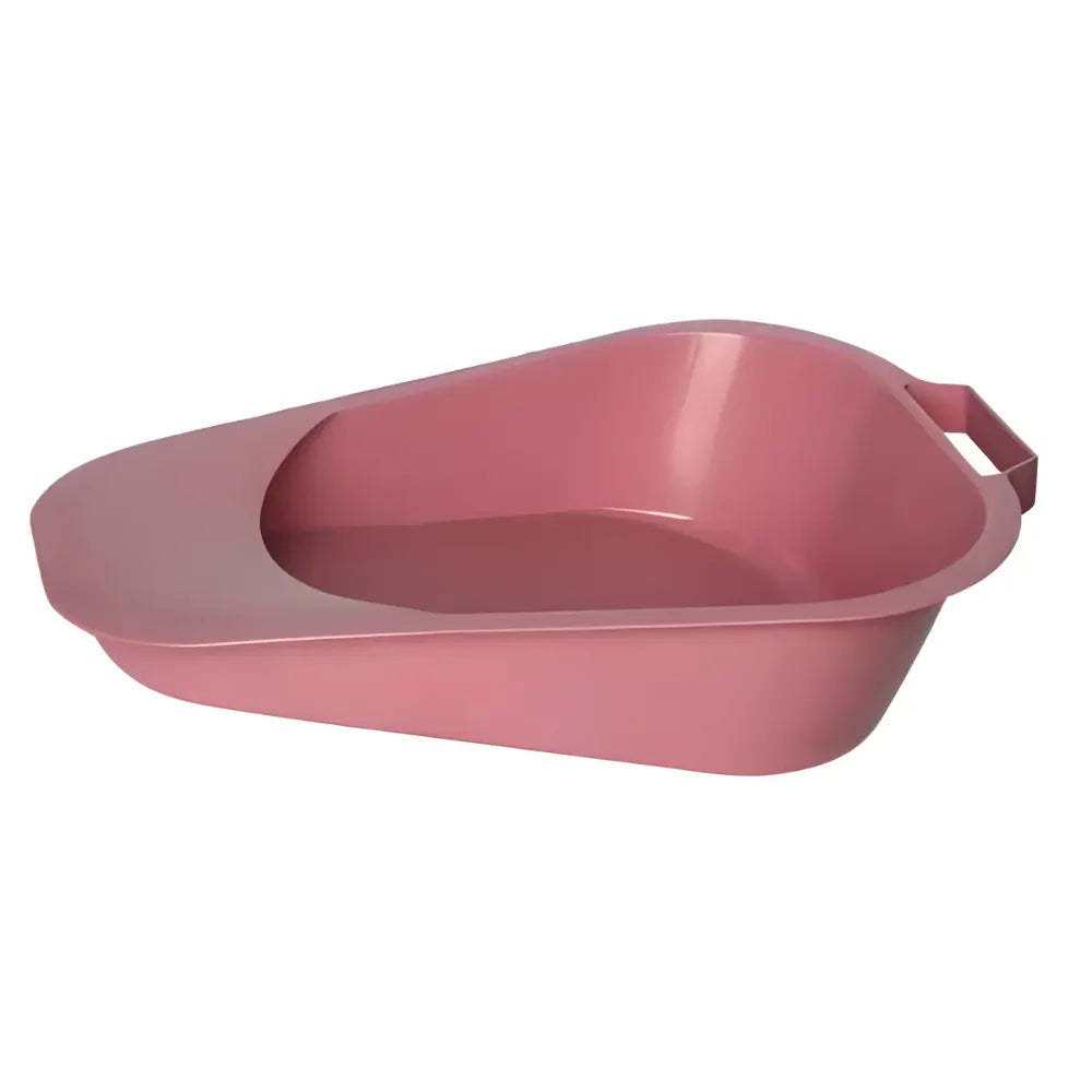 FSBEDPAN Pink Plastic Bedpan with Handle – Medical