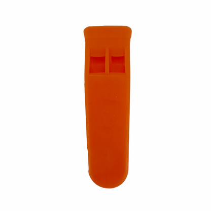 A full view of the LEO D-773 safety whistle, an essential tool for search and rescue, marine safety, and outdoor emergency signaling.