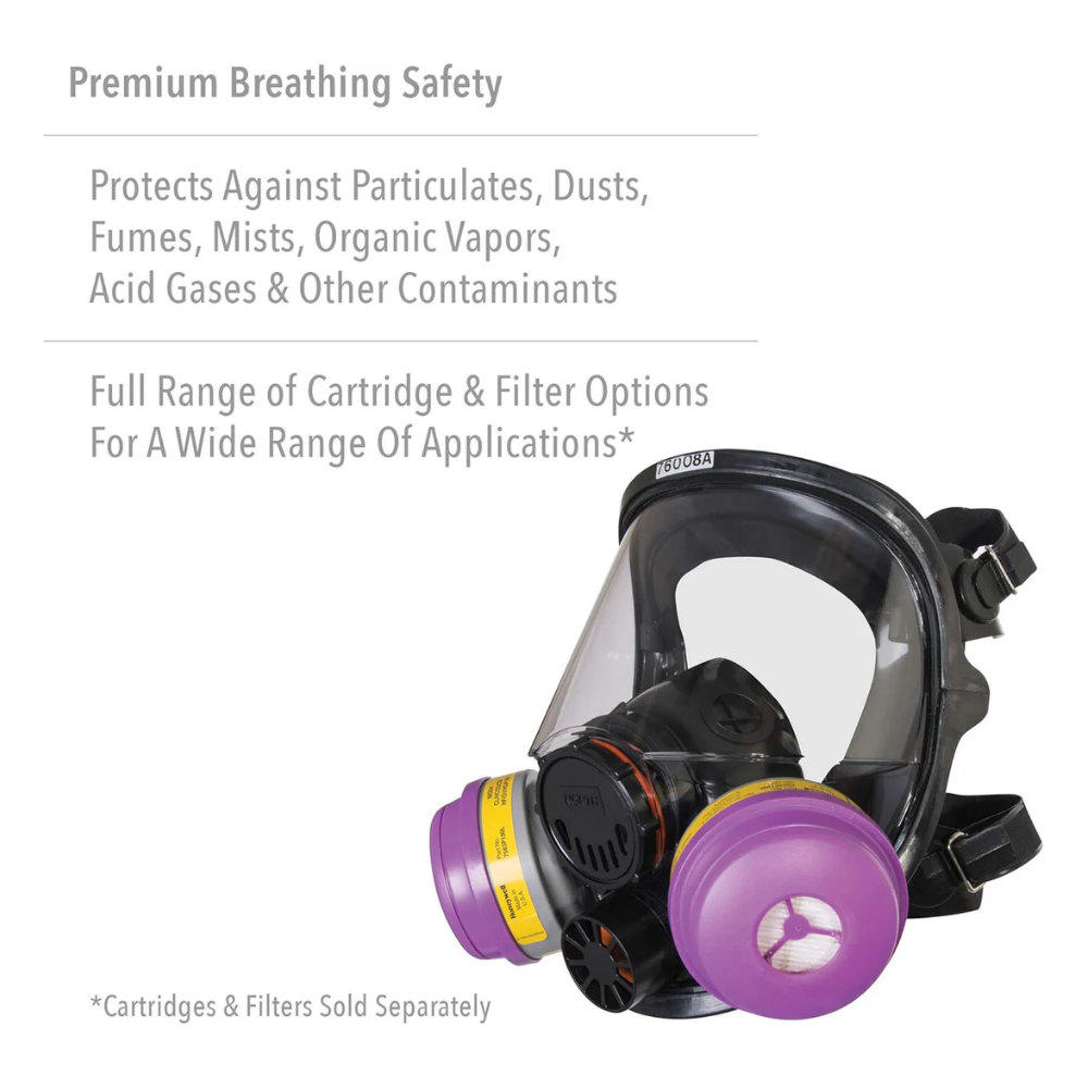 Honeywell 7600 Series Full Facepiece Respirator with Cartridge Filter Options
