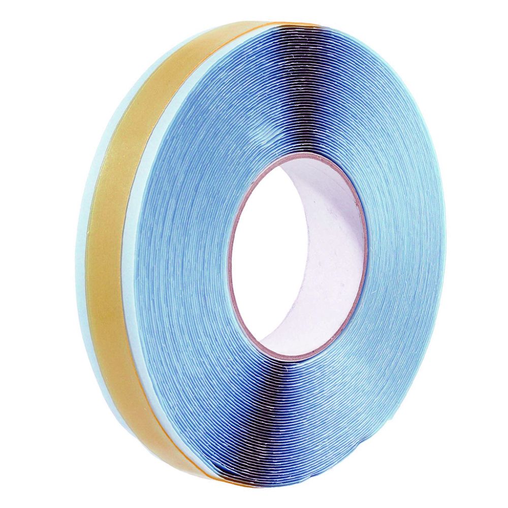 Hot melt rubber resin double coated amber transfer tape 16MIL for permanent bonding
