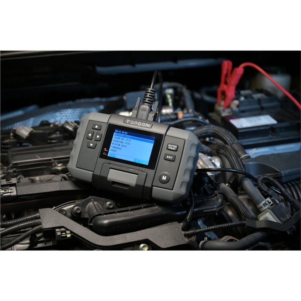 Topdon BT600 - 12V Battery & 12V/24V System Tester w/Built-in Printer