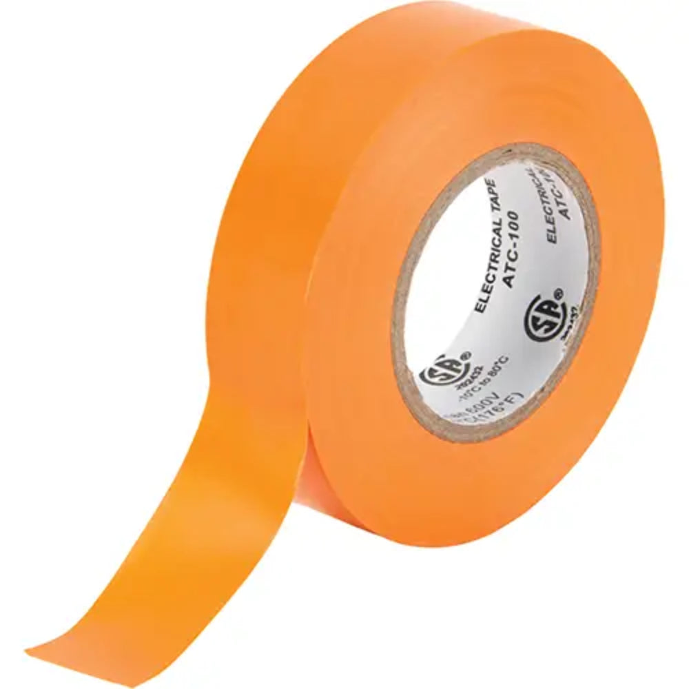 Red Electrical Tape 19 mm x 18 m (3/4" x 60') 7 Mil | Vinyl Insulating Tape