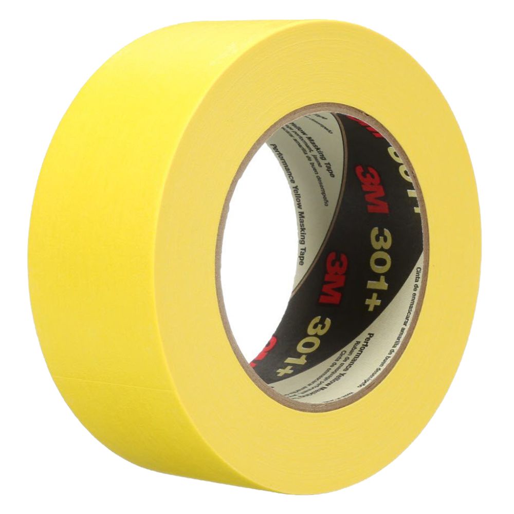 3M Yellow Performance Masking Tape 301+ Roll 36MM x 55M 6.3MIL