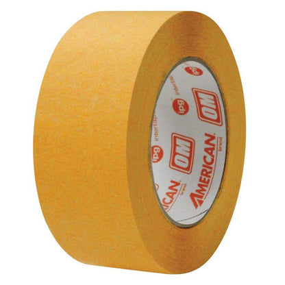 Single roll of premium grade American Brand OM orange masking tape for automotive painting.