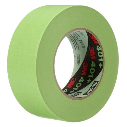 3M Scotch Green High Performance Masking Tape 401+ Roll 18MM x 55M 6.7MIL