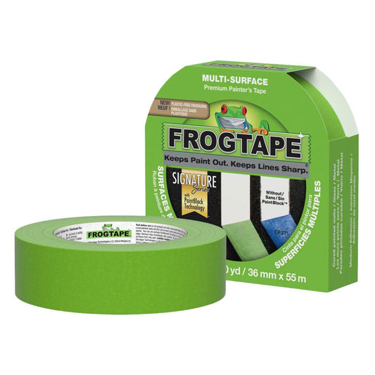 FrogTape multi-surface green painter’s tape 36mm roll pack