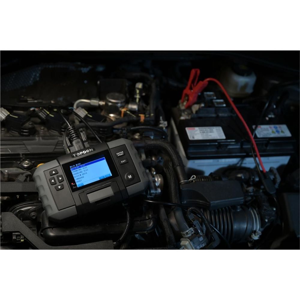 Topdon BT600 - 12V Battery & 12V/24V System Tester w/Built-in Printer