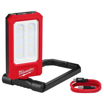 Milwaukee 2013R Tool 500 Lumen USB-C Rechargeable Low-Profile Magnetic Task Light