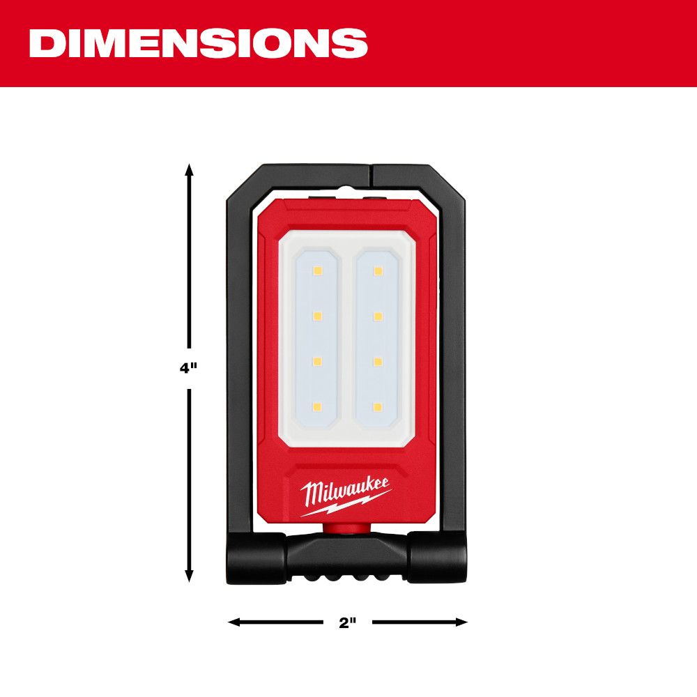 Milwaukee 2013R Tool 500 Lumen USB-C Rechargeable Low-Profile Magnetic Task Light